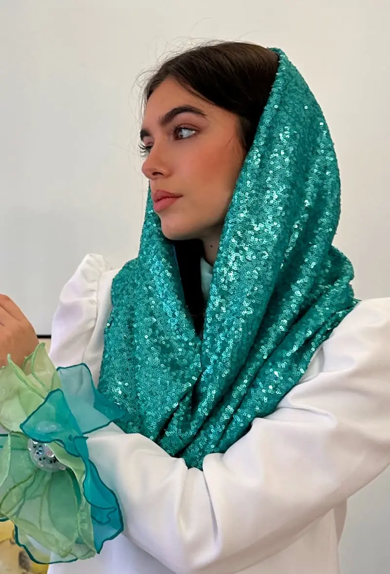 Turbante de lentejuelas - Imagen 2